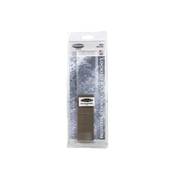 Weaver SCAR Locking Rail Panel 4", Flat Dark Earth