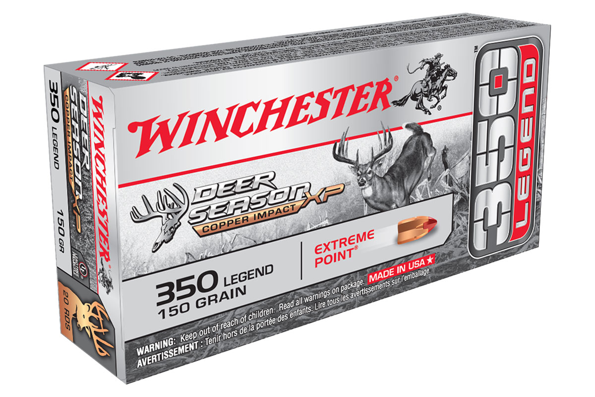 Winchester Deer Season XP 150 gr Copper Impact .350 Legend Ammunition 20 Rounds - X350DSLF - Winchester