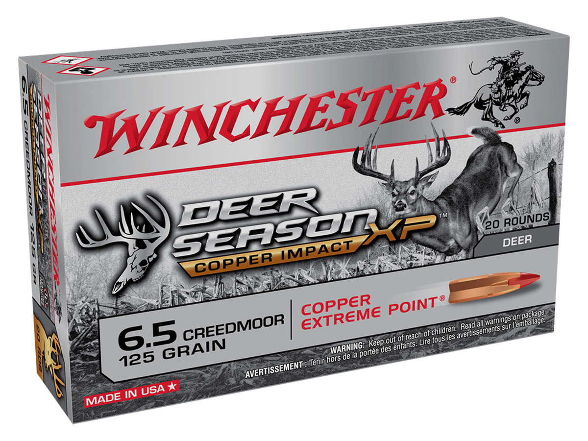 Winchester Deer Season XP Copper Impact 125 gr Extreme Point 6.5 Creedmoor Ammunition 20 Rounds - X65DSLF - Winchester