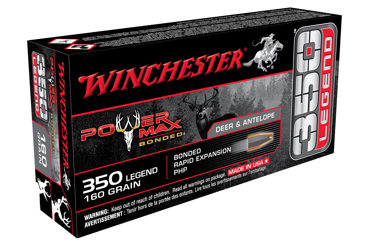 Winchester Power Max Bonded 160 gr PHP 350 Legend Ammunition 20 Rounds - X3501BP - Winchester