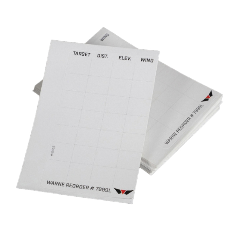 Skyline Data Card Label Refill, White Pack of 50