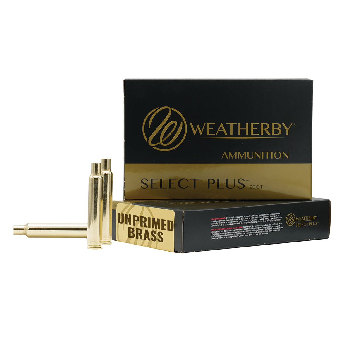 Weatherby .460 Weatherby Magnum Unprimed Rifle Brass, 20rds - Weatherby
