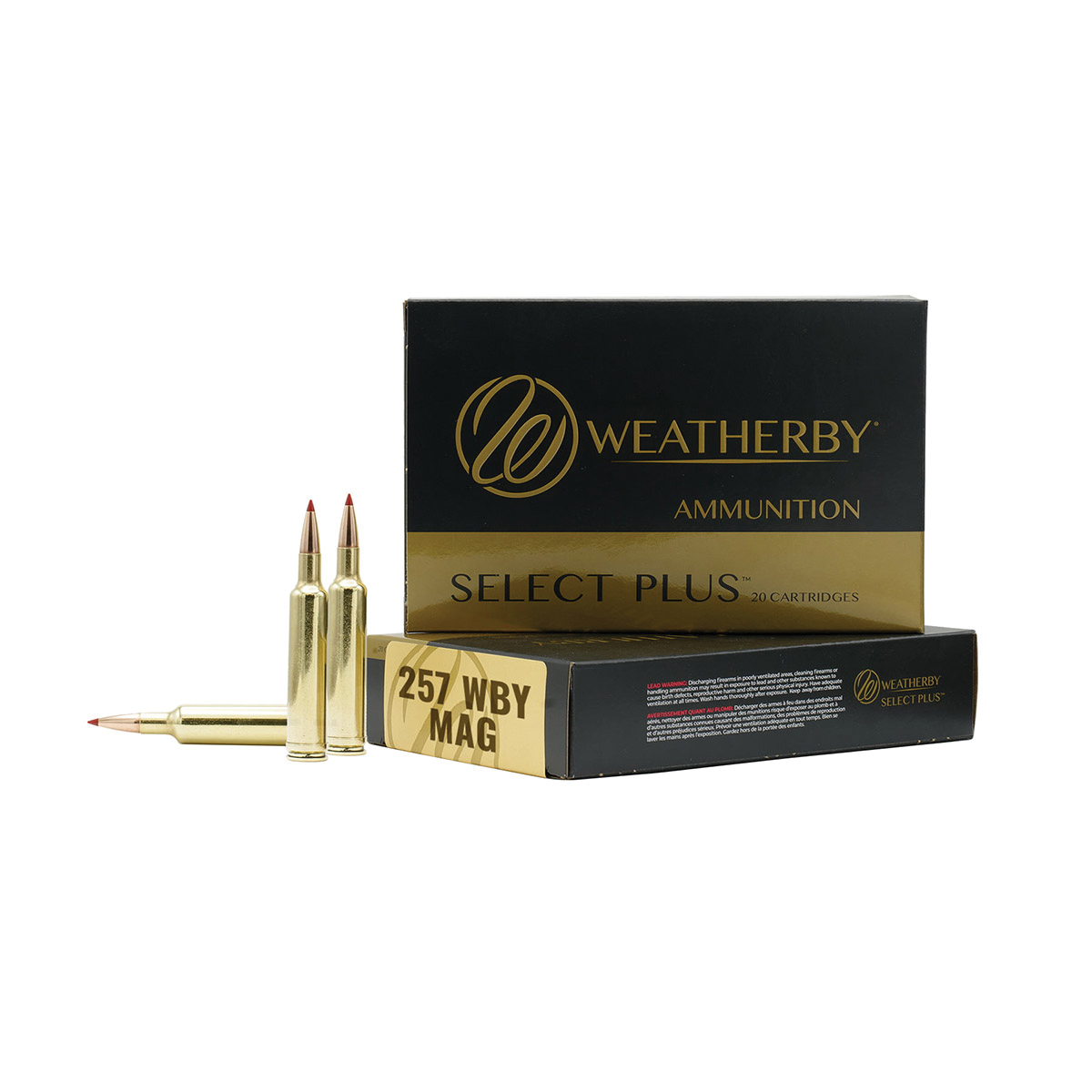 Weatherby Select Plus .257 Weatherby Magnum 100 gr PT 20rds - Weatherby