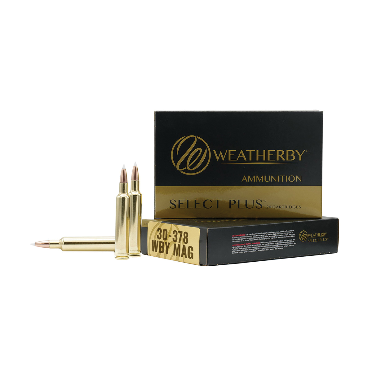 Weatherby Select Plus .30-378 Weatherby Magnum 180 gr PT 20rds