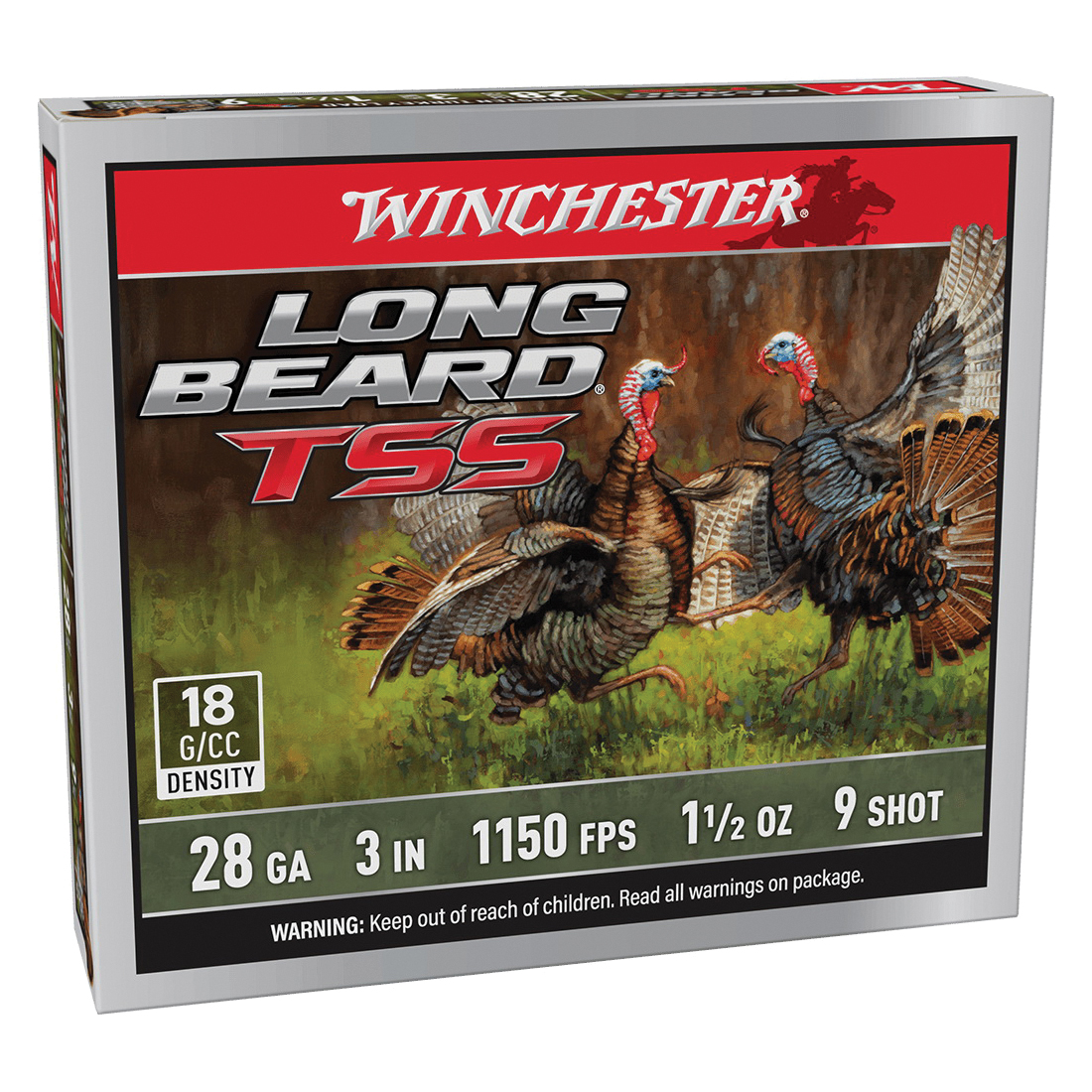 Winchester Ammunition Long Beard TSS 28 Gauge 3" #9 1-1/2 Ounce 5rds - Winchester