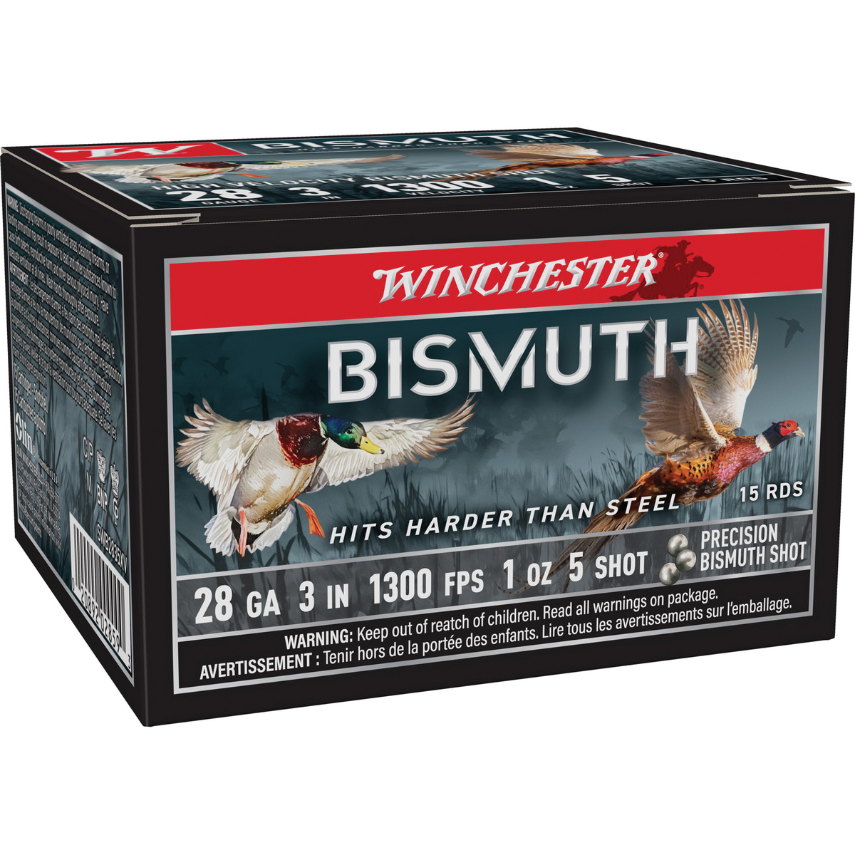Winchester Ammunition Bismuth 28 Gauge 3" #5 1 Ounce 15rds - Winchester