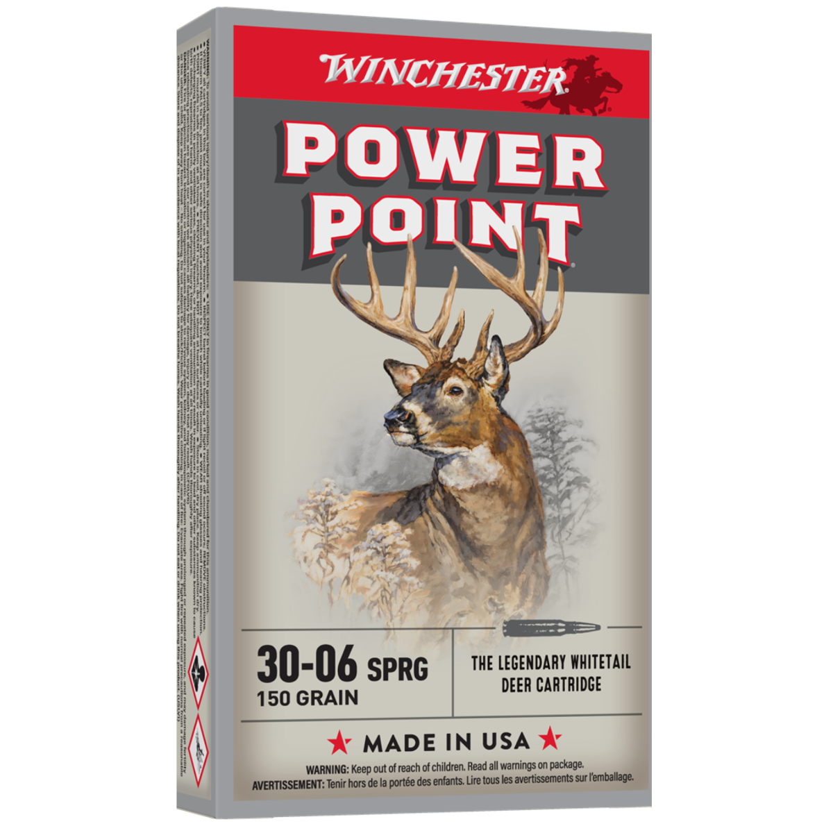 Winchester 30-06 150gr Power-Point Super-X Ammunition 20rds - X30061 - Winchester