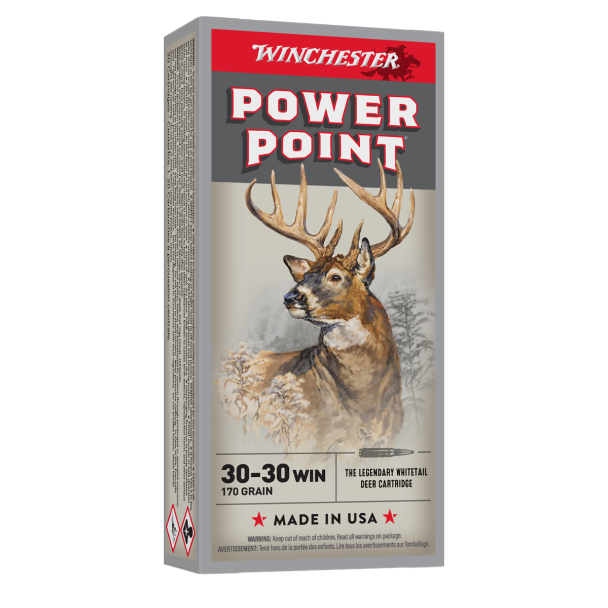 Winchester 30-30 170gr Power-Point Super-X Ammunition 20rds - X30303 - Winchester