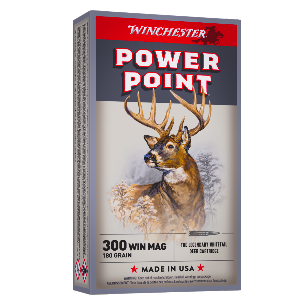 Winchester Super X 300 Win Mag Power Point 180gr 20 Round Ammunition - X30WM2 - Winchester