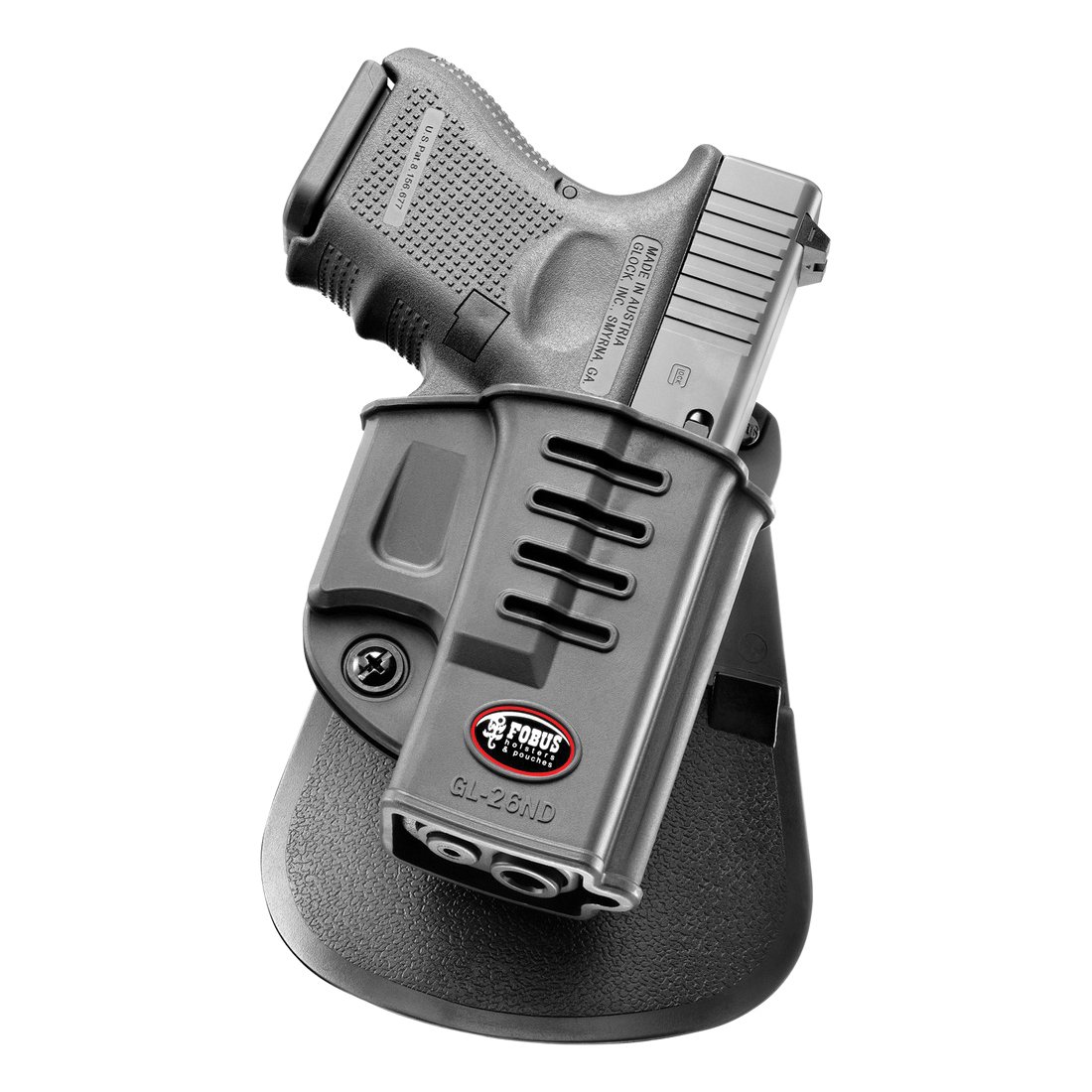 Fobus USA Glock G26/G27/G33 OWB Holster LH Polymer, Black