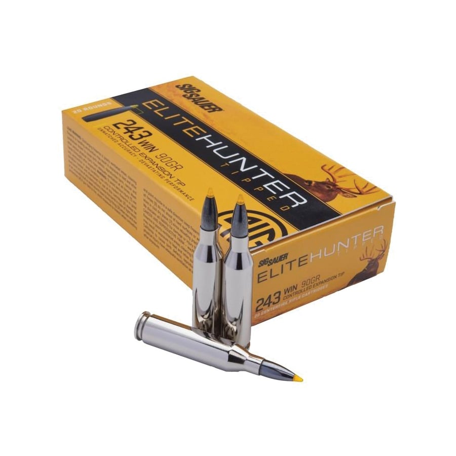 Sig Sauer Elite Hunter Tipped .243 Winchester 90 gr BT 20rds - Sig Sauer
