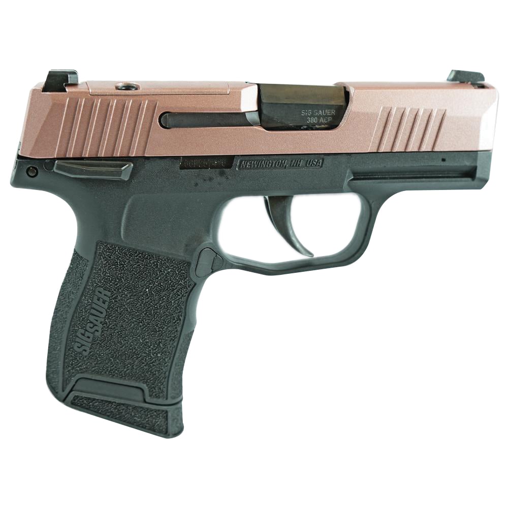 Sig Sauer P365-380 Rose Sparkle Slide .380 ACP 3.10" 10rds, Black - Sig Sauer