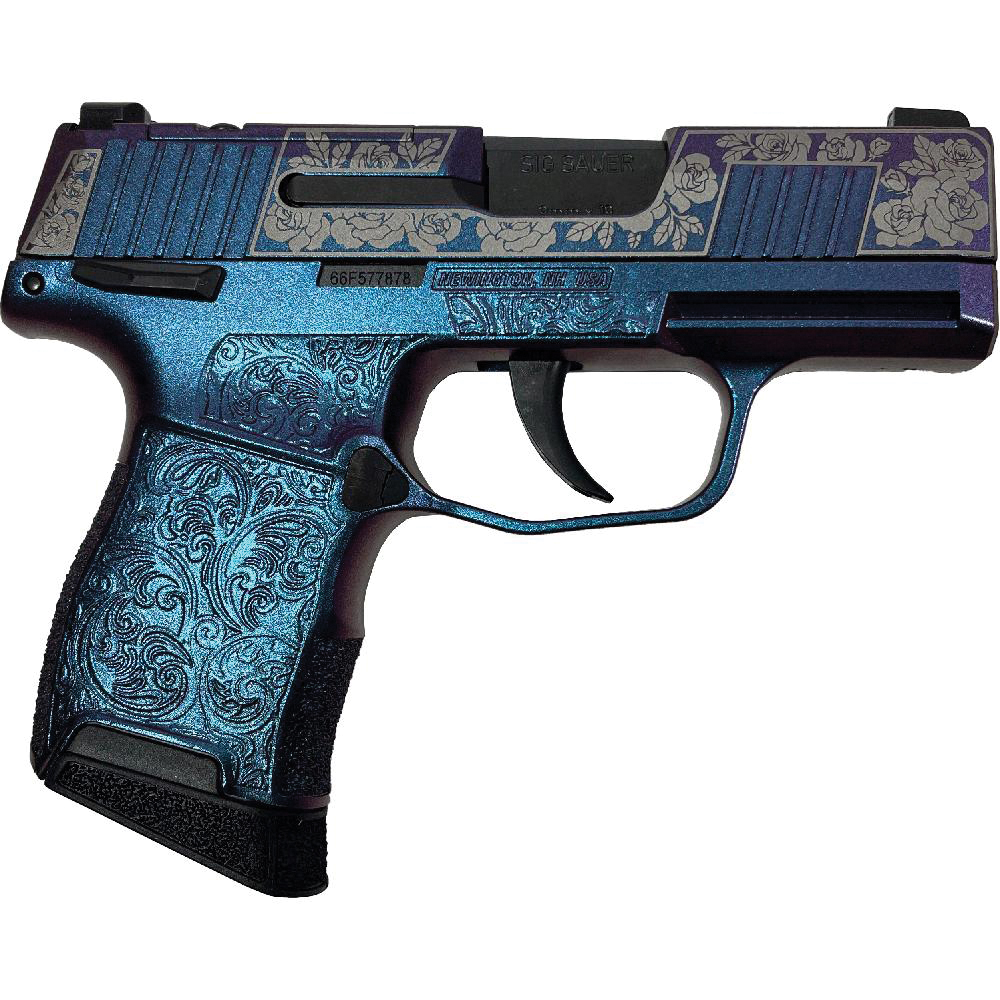 Sig Sauer P365 Optic-Ready Gun & Roses 9mm 3.10" 10rds, Mongoose Purple - Sig Sauer