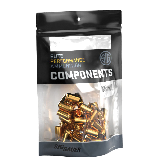 Sig Sauer .45 ACP Unprimed Component Pistol Brass, 100rds - Sig Sauer