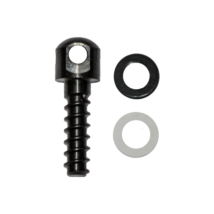 Grovtec US Inc Wood Screw Swivel Stud, Black