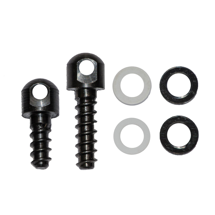 Grovtec US Inc Wood Screw Swivel Stud w/Spacer, Black