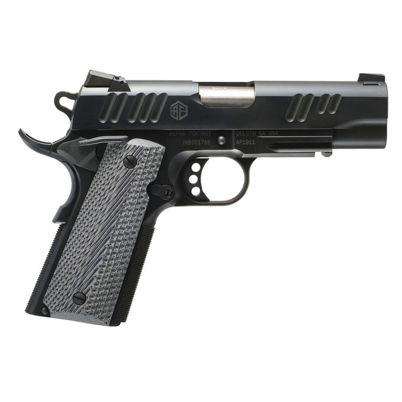 Alpha Foxtrot 1911 70 9mm 4.25" 10rds, Black - Alpha Foxtrot