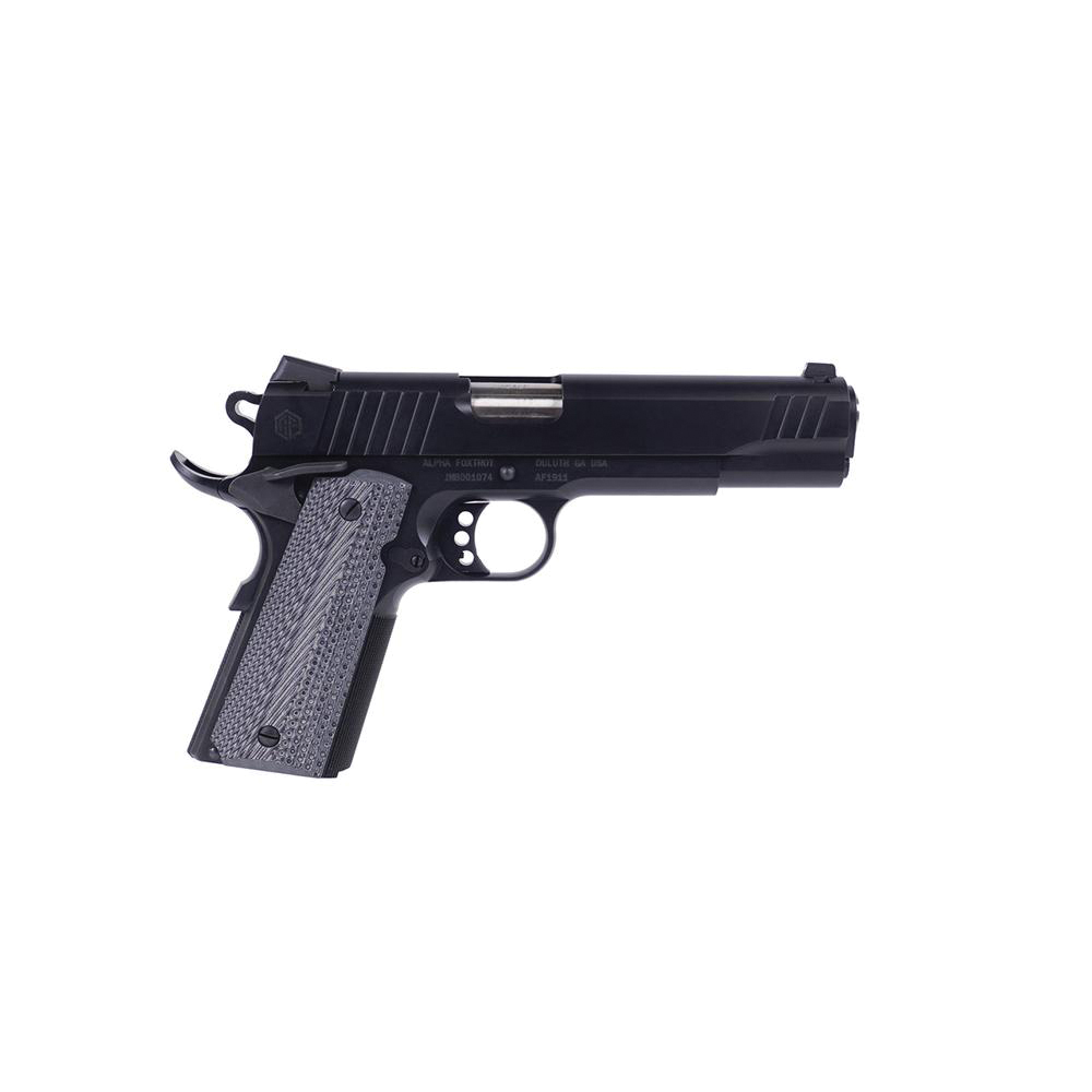 Alpha Foxtrot 1911 80 .45 ACP 5" 8rds, Black - Alpha Foxtrot