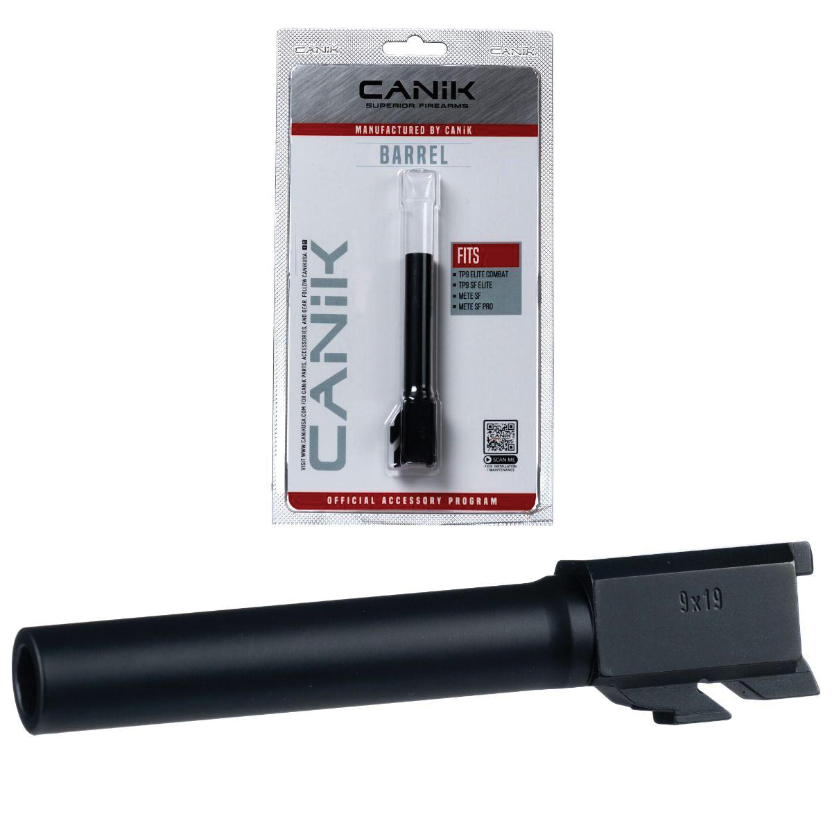 Canik Barrel 9mm 4.07" Fits TP9 Compact, Black - Canik