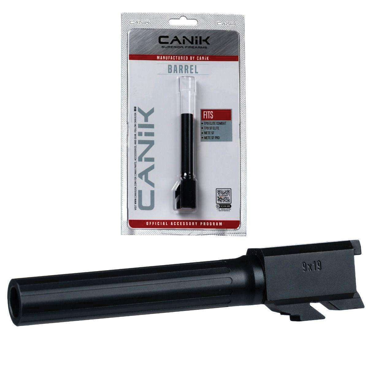Canik Barrel 9mm 4.46" Fits TP9 Elite Compact, Black - Canik