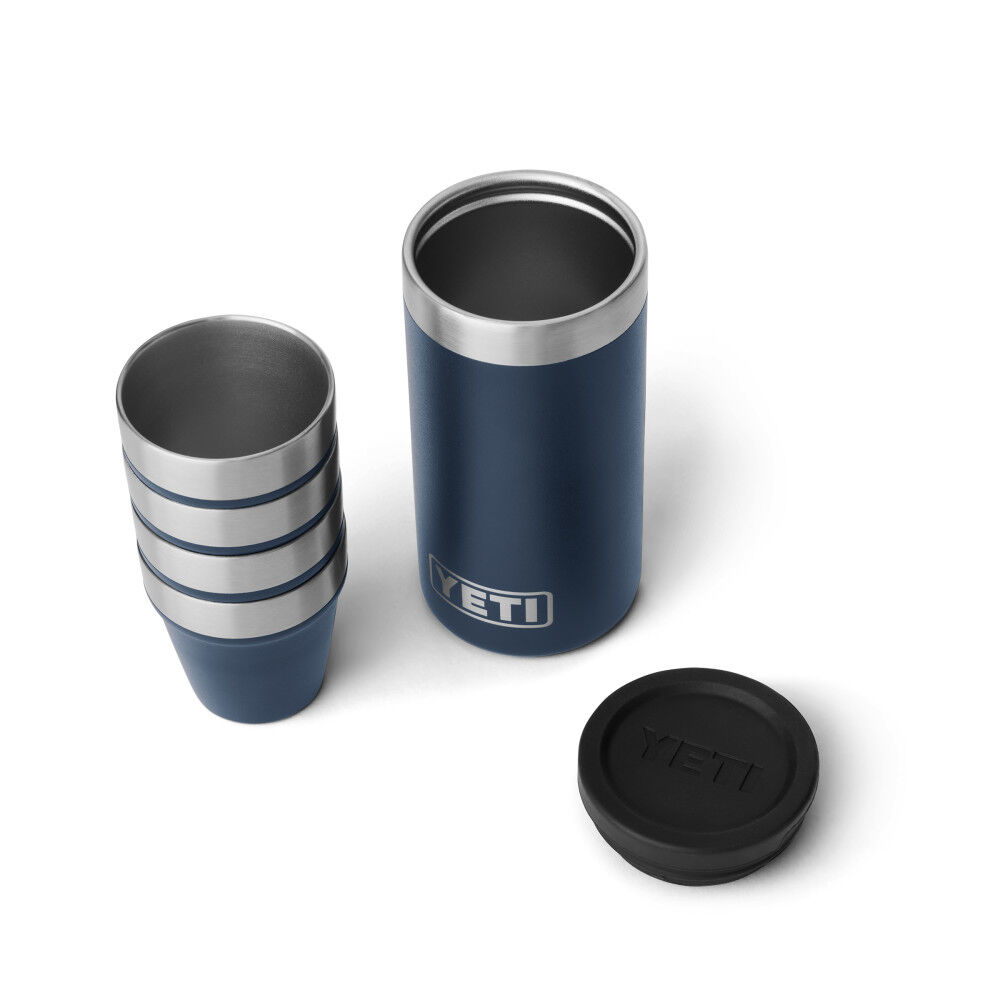 Yeti Shot Glasses with Carrying Case, Navy