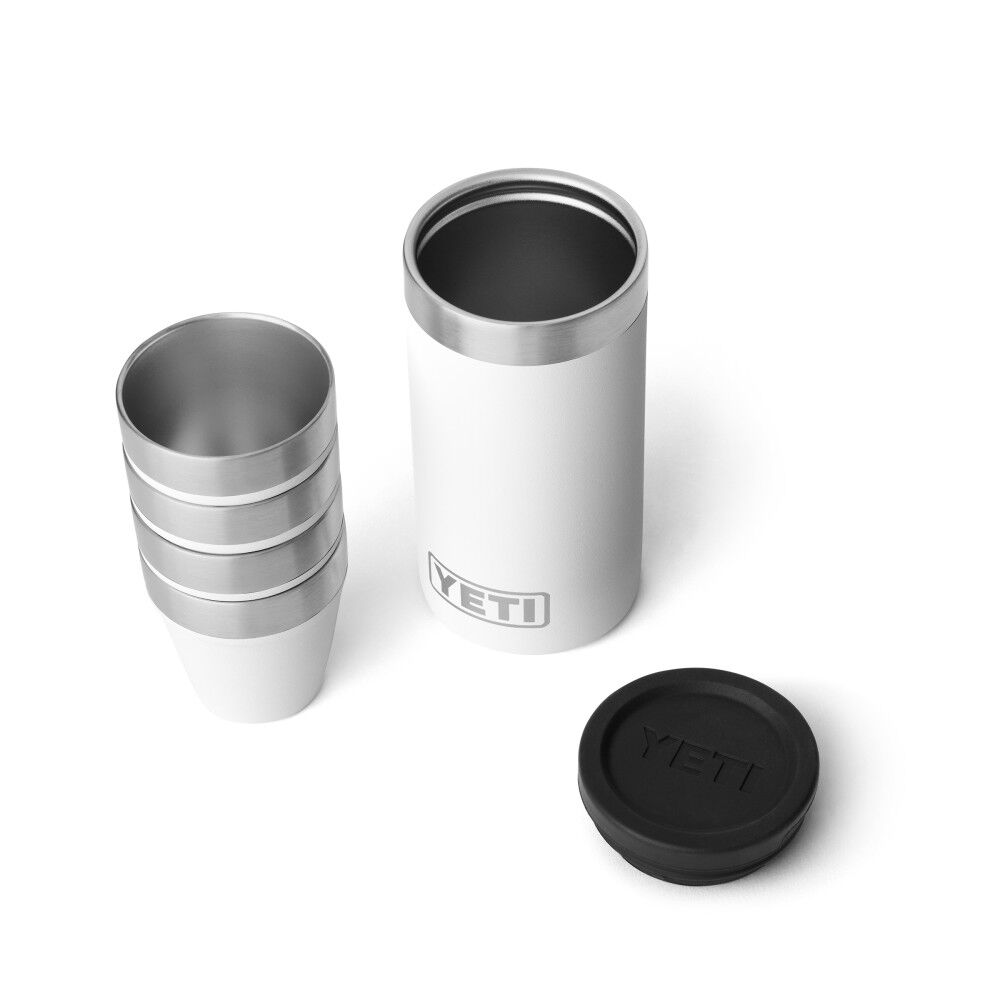Yeti Shot Glasses with Carrying Case, White