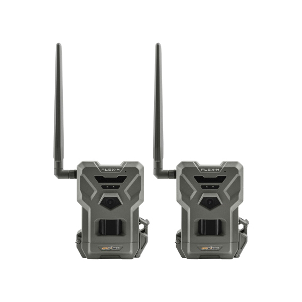 Spypoint Flex-M Twin 2-Pack Cellular Trail Camera, Black 28MP/720p - Spypoint