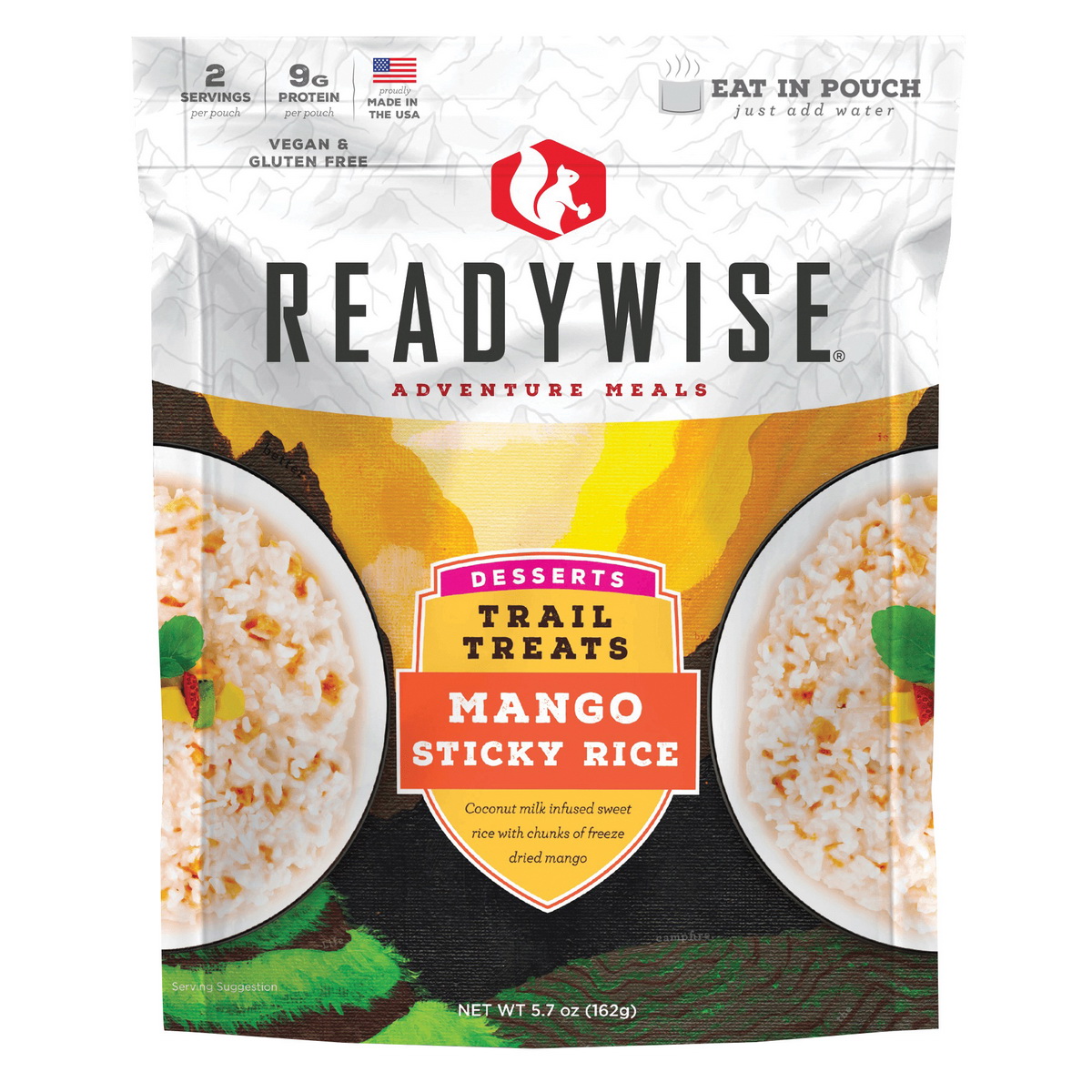 ReadyWise Trail Treats Mango Sticky Rice, 5.7 oz - Readywise