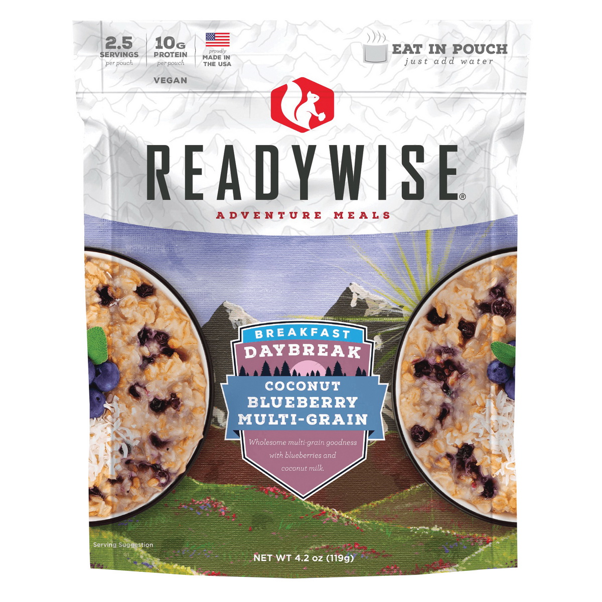 ReadyWise Daybreak Coconut Blueberry Multi-Grain, 4.2 oz