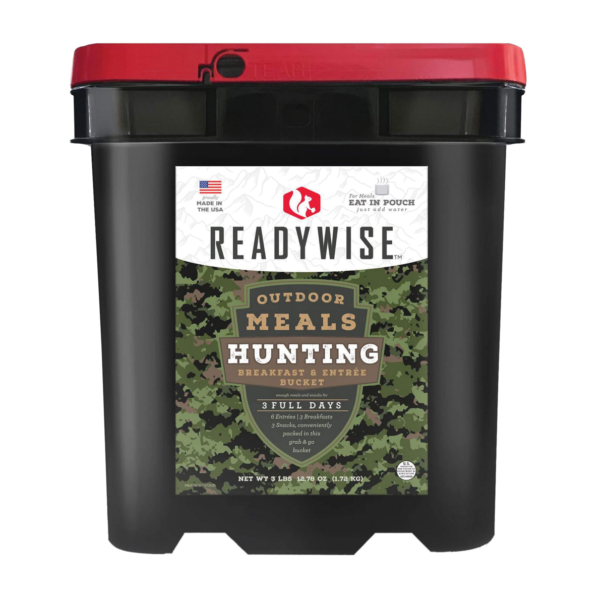 ReadyWise Hunting Bucket Cook-in-Pouch Meal
