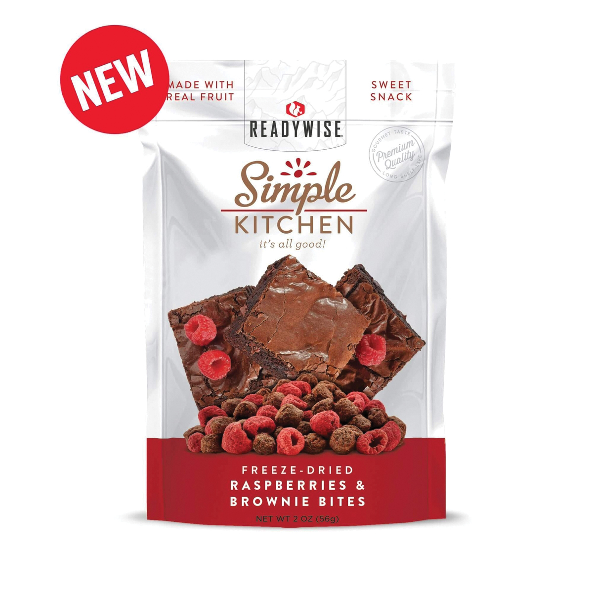 ReadyWise Simple Kitchen Raspberries and Brownie Bites, 2 oz