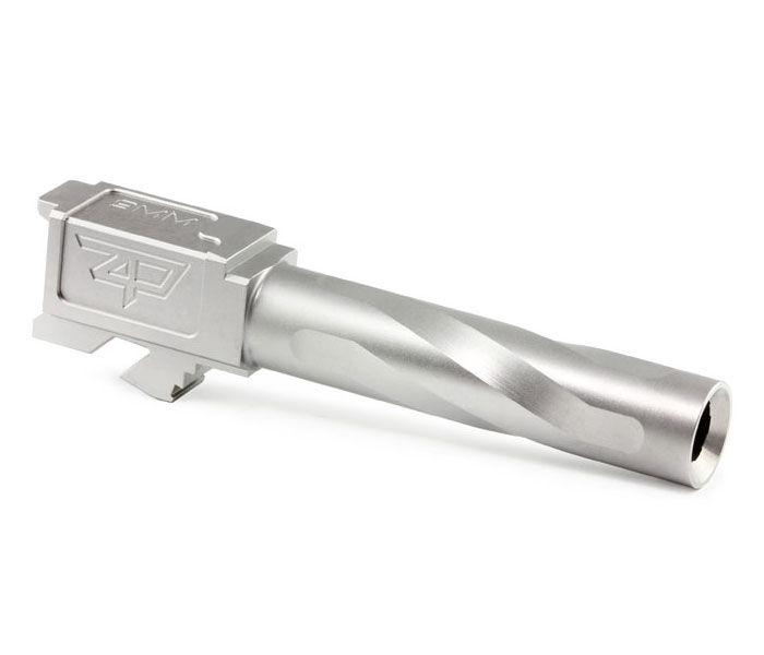 Zaffiri Precision Glock 19 Gen 1-4 Flush And Crown 9mm Barrel, Stainless - ZP.19BSS