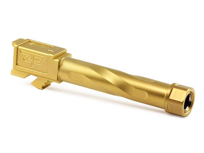 Zaffiri Precision Glock 19 Gen 1-5 Threaded Barrel, Gold TiN - ZP.19BTG - Zaffiri Precision