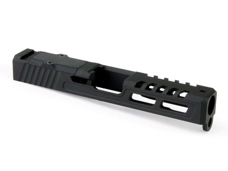 Zaffiri Precision RTS Slide For Glock 19 Gen 3 RMR Cut, Armor Black - ZPS.2.19.BLK - Zaffiri Precision