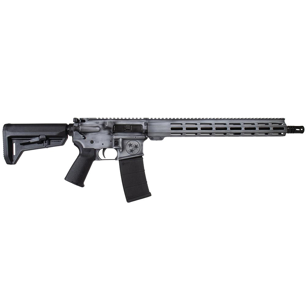 Shark Coast Tactical Tennessee Battleship Gray Battleworn 5.56x45mm 16" - Shark Coast Tactical